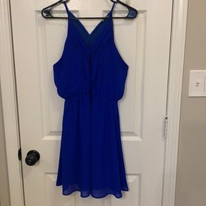 Electric blue dress